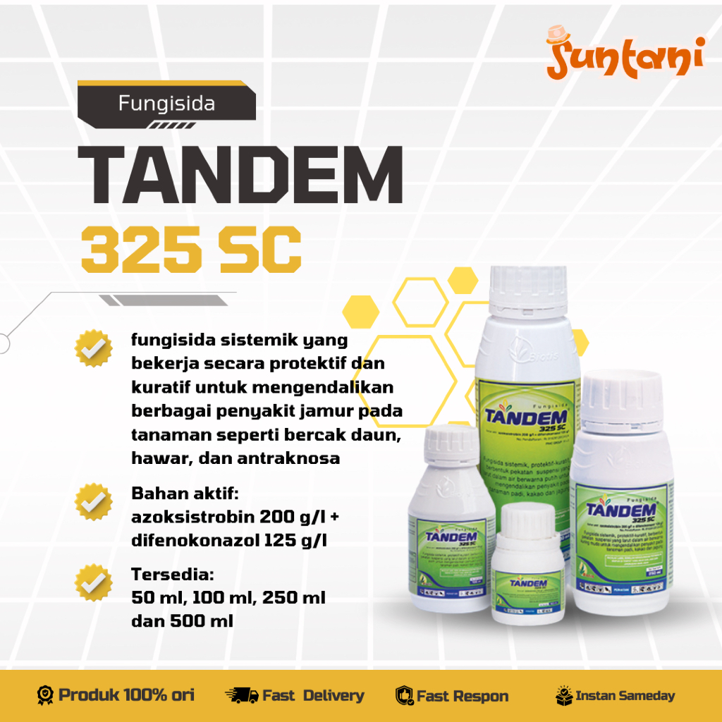 FUNGISIDA TANDEM 325 SC 50 ml