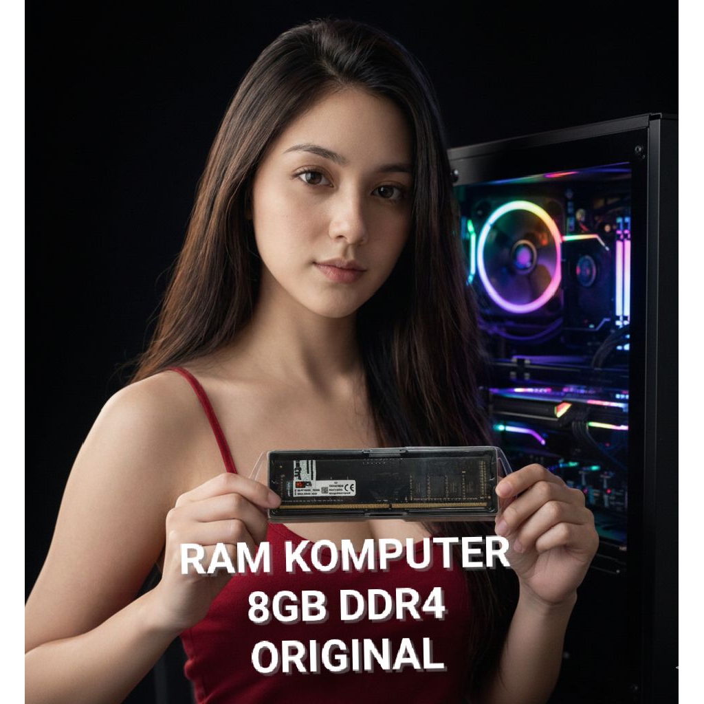 RAM PC KINGSTON DDR4 8GB PC2666 ORI RAM KOMPUTER DDR4 8GB LONGDIMM