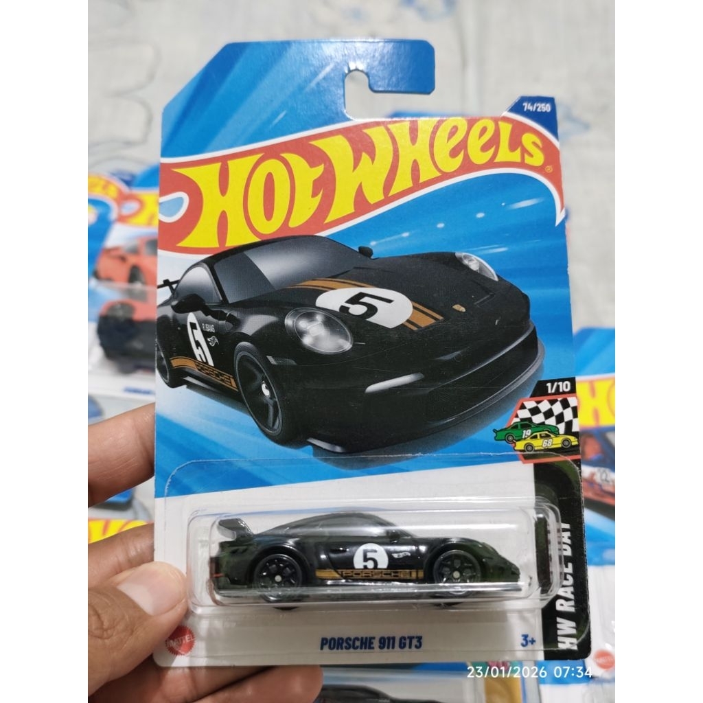 Hot Wheels Porsche 911 GT3 Black