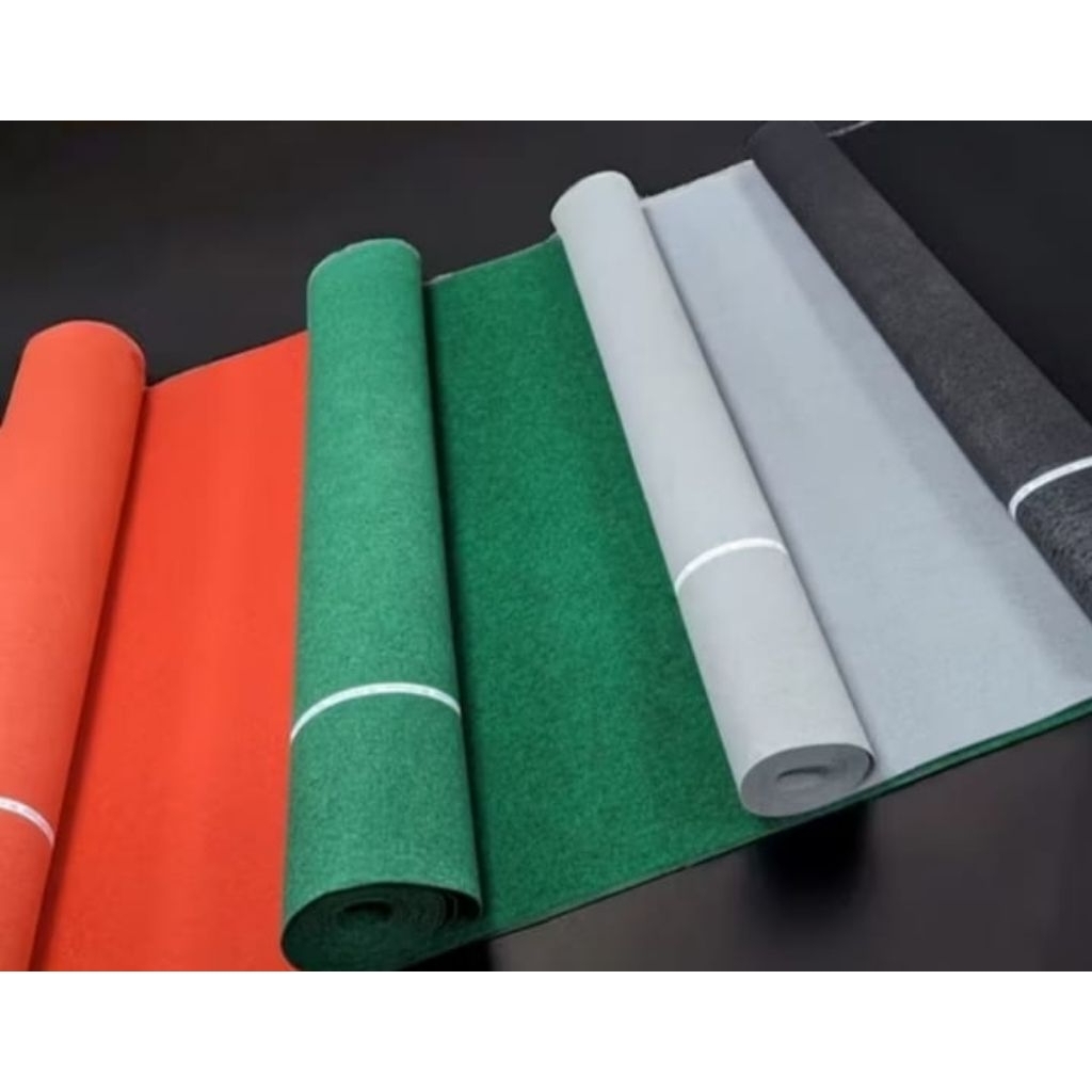 Karpet Lantai Meteran Polos Ukuran 3m x 5m ll 3m x 6m