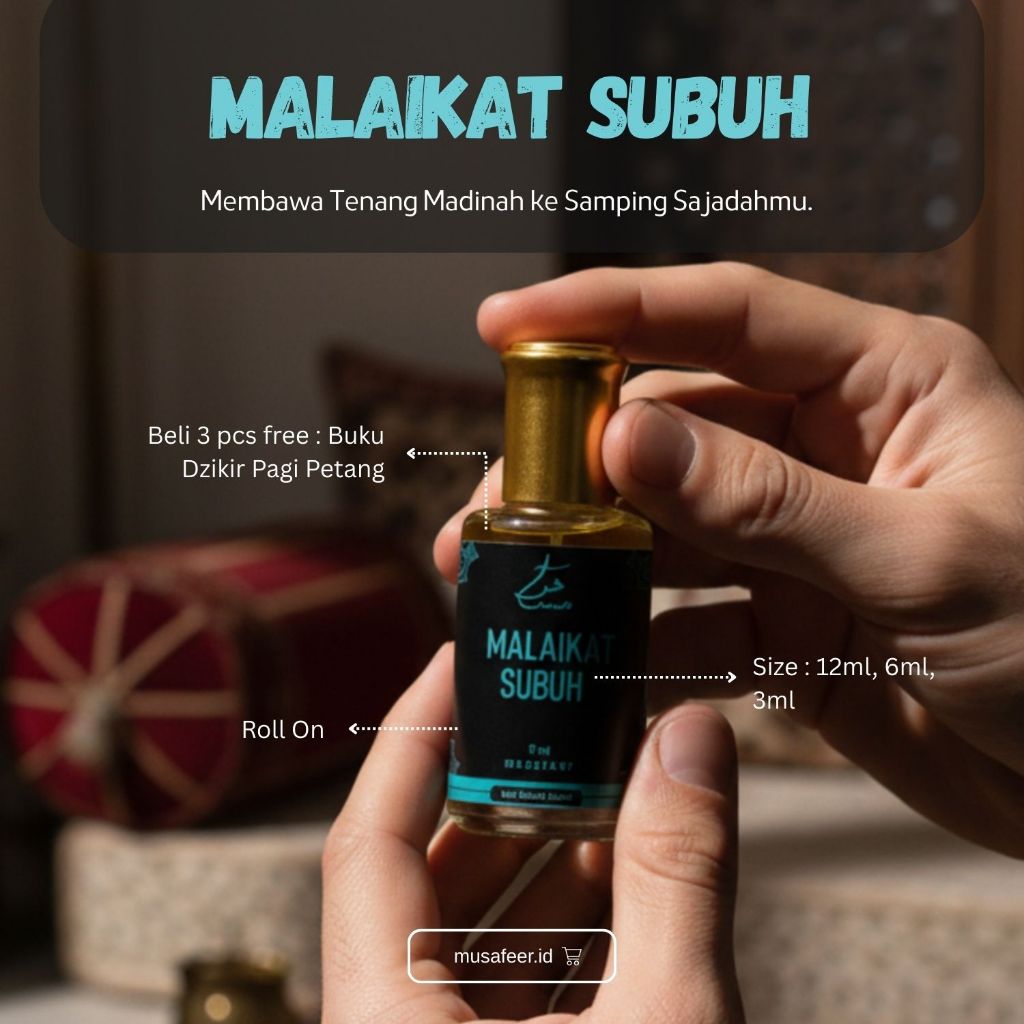PARFUM MALAIKAT SUBUH 12 ML |  PARFUM ARAB ORIGINAL By Musafeer