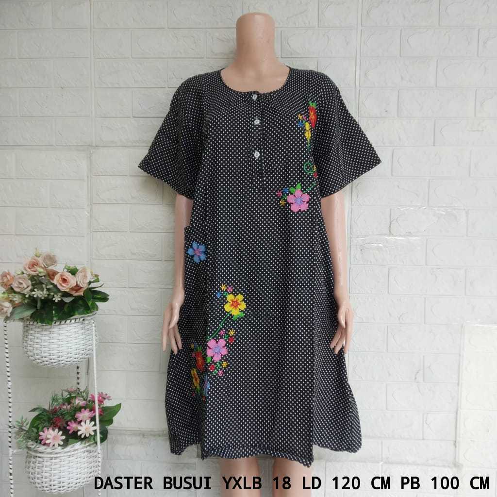 Daster Katun Bordir YUNYUN size XL (YXLB)