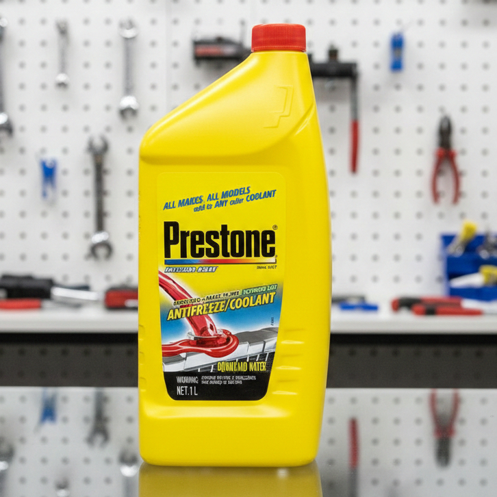 Prestone Radiator Coolant Original 1 Liter Warna Merah - Air Radiator Mobil & Motor