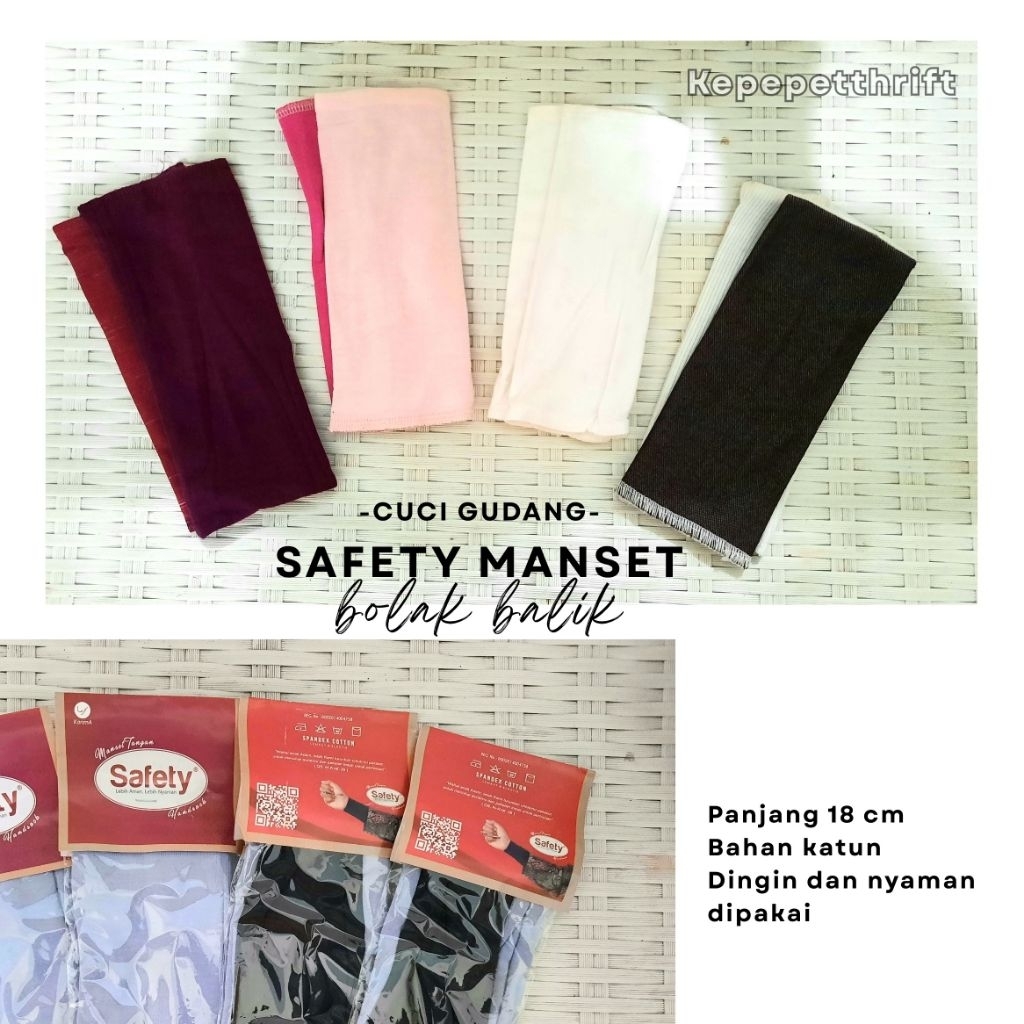 Manset Tangan SAFETY/ Manset pendek/ Manset wanita