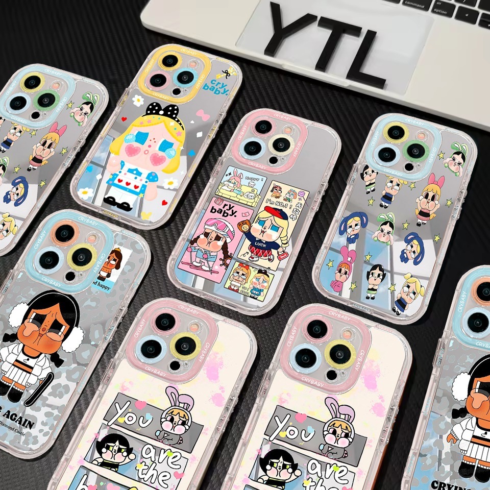 Case Infinix 40i 50i 40 50 60i 60 Pro Plus Note 30 30 Pro 40 50 3D Printed Mirror Crybaby Silicone C