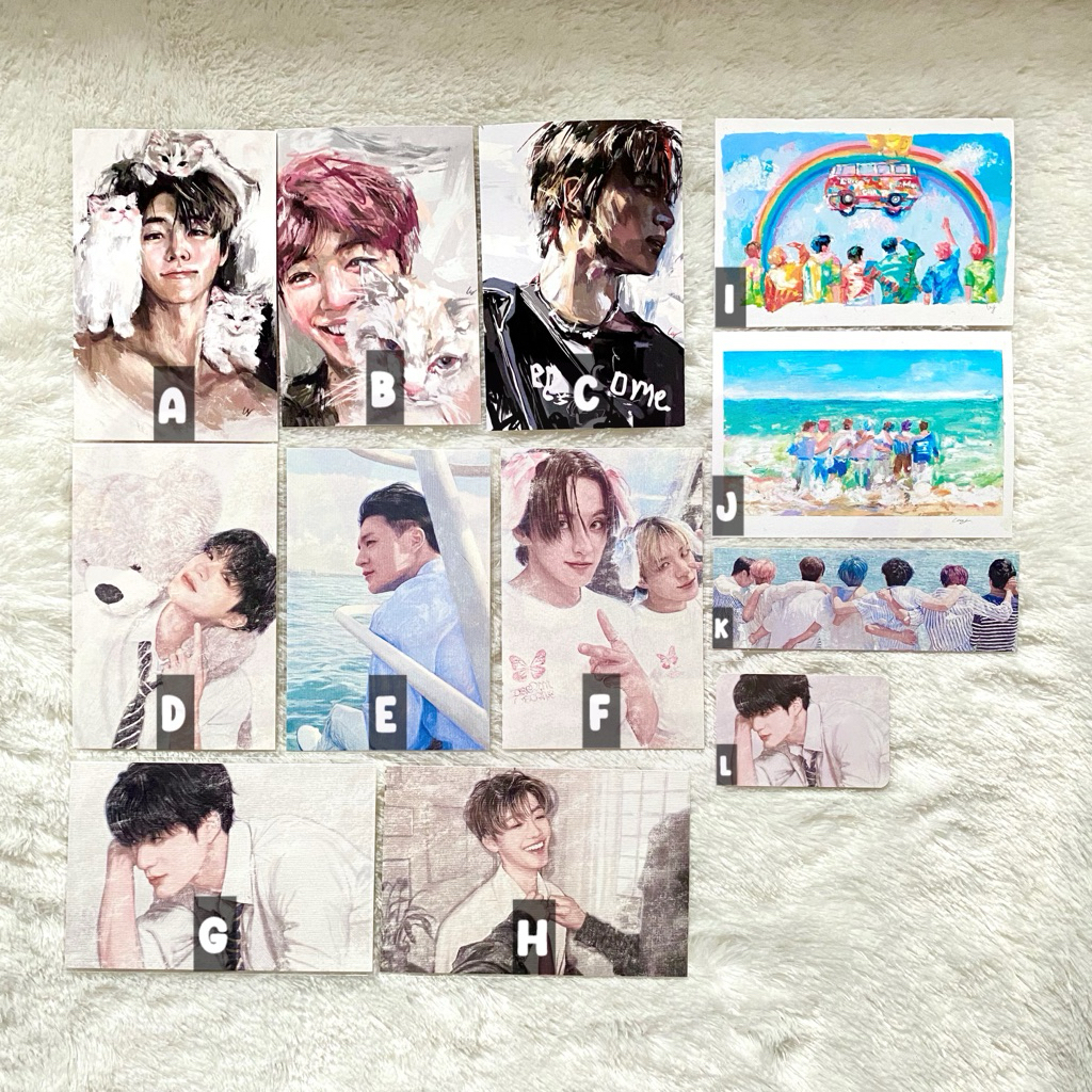 ready stock nct dream fanart postcard a6 special painting by luisjerion earrthearrth