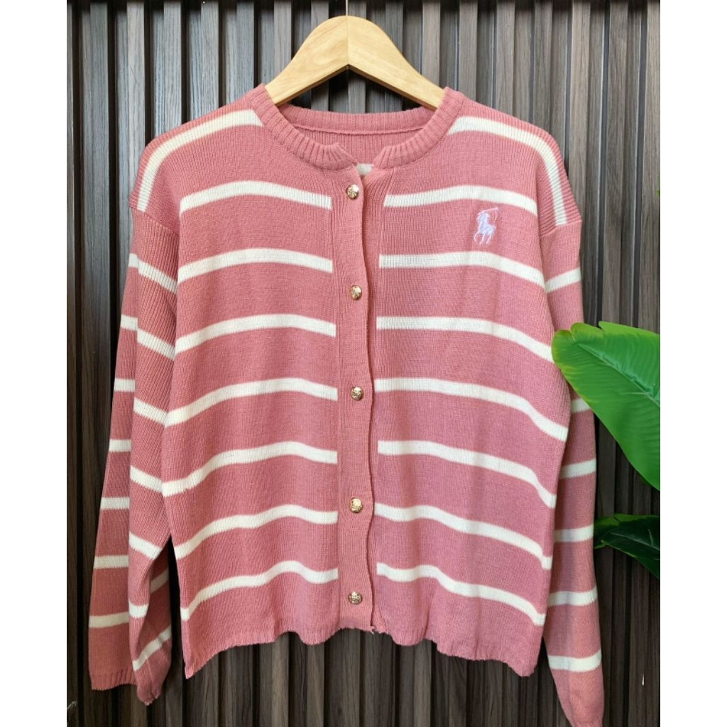 SWEATER JAKET CARDIGAN RAJUT WANITA KOREAN STYLE ZYPPER