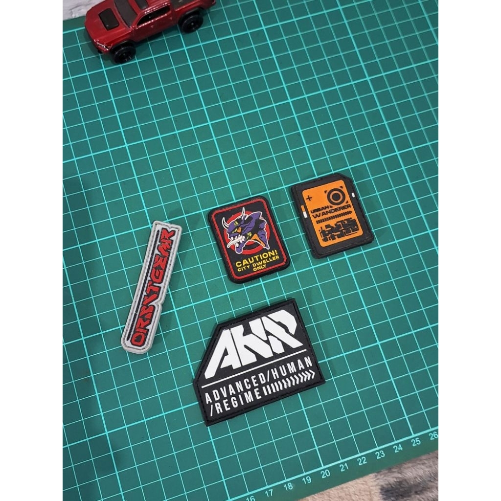 ORBIT GEAR PATCH - RUBBER PATCH - VELCRO