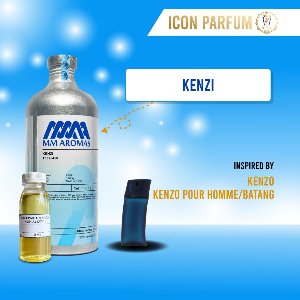 ICON - BIBIT PARFUM MURNI KENZI BY MM AROMAS  | INSPIRED BY  KENZO - KENZO POUR HOMME/BATANG  | 250g