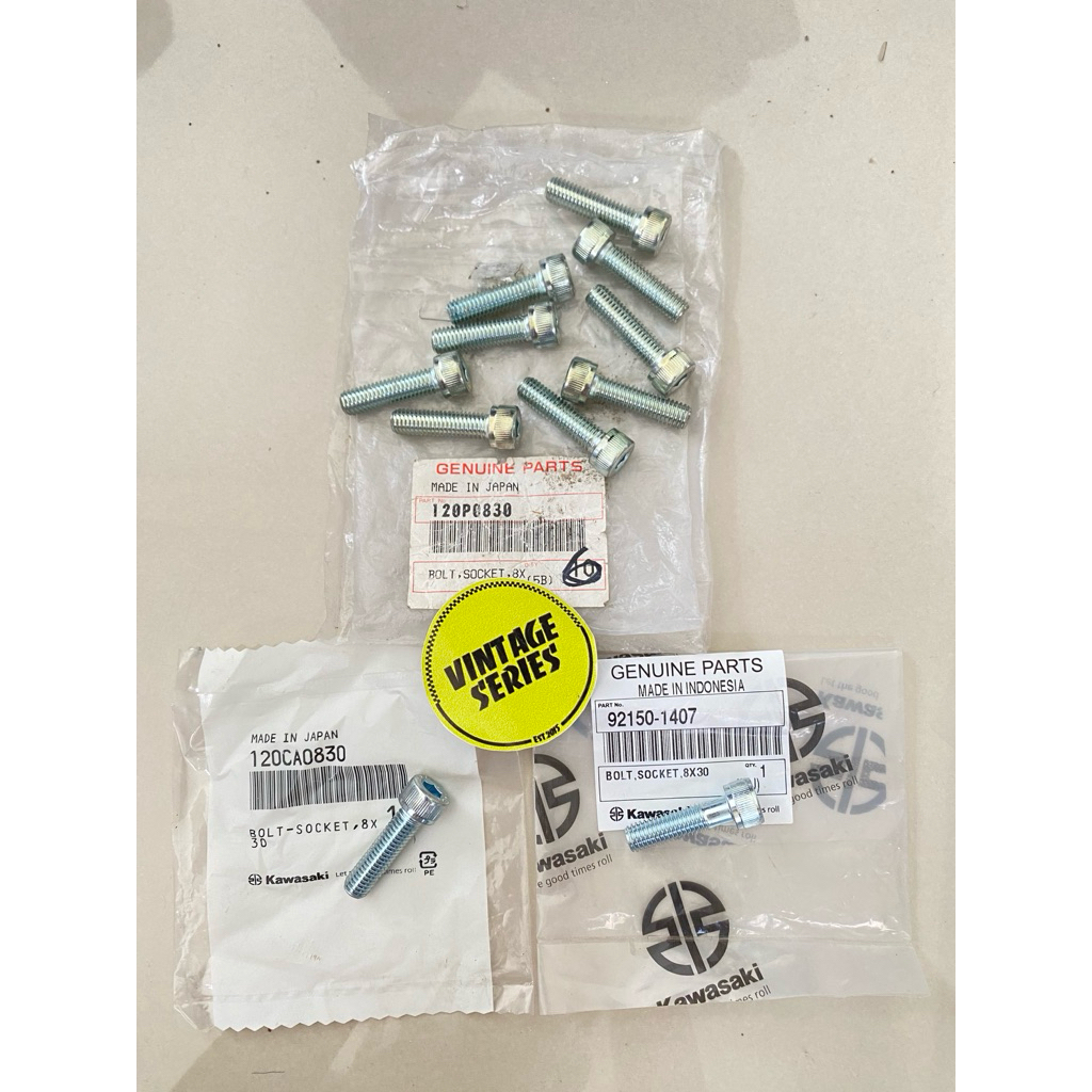 BAUT SEGITIGA ATAS NINJA RR OLD NEW ZX RR NEW KODE LAMA 120CA0830 KODE BARU 92150-1407 BUAT 8x30 120