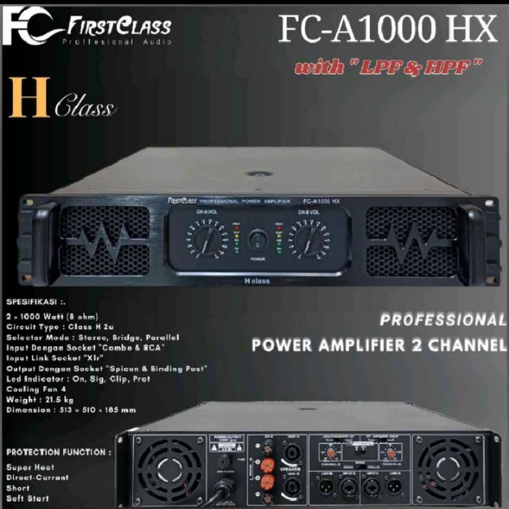 Power amplifier Firstclass FC A1000HX original | MELODY CLASSIC