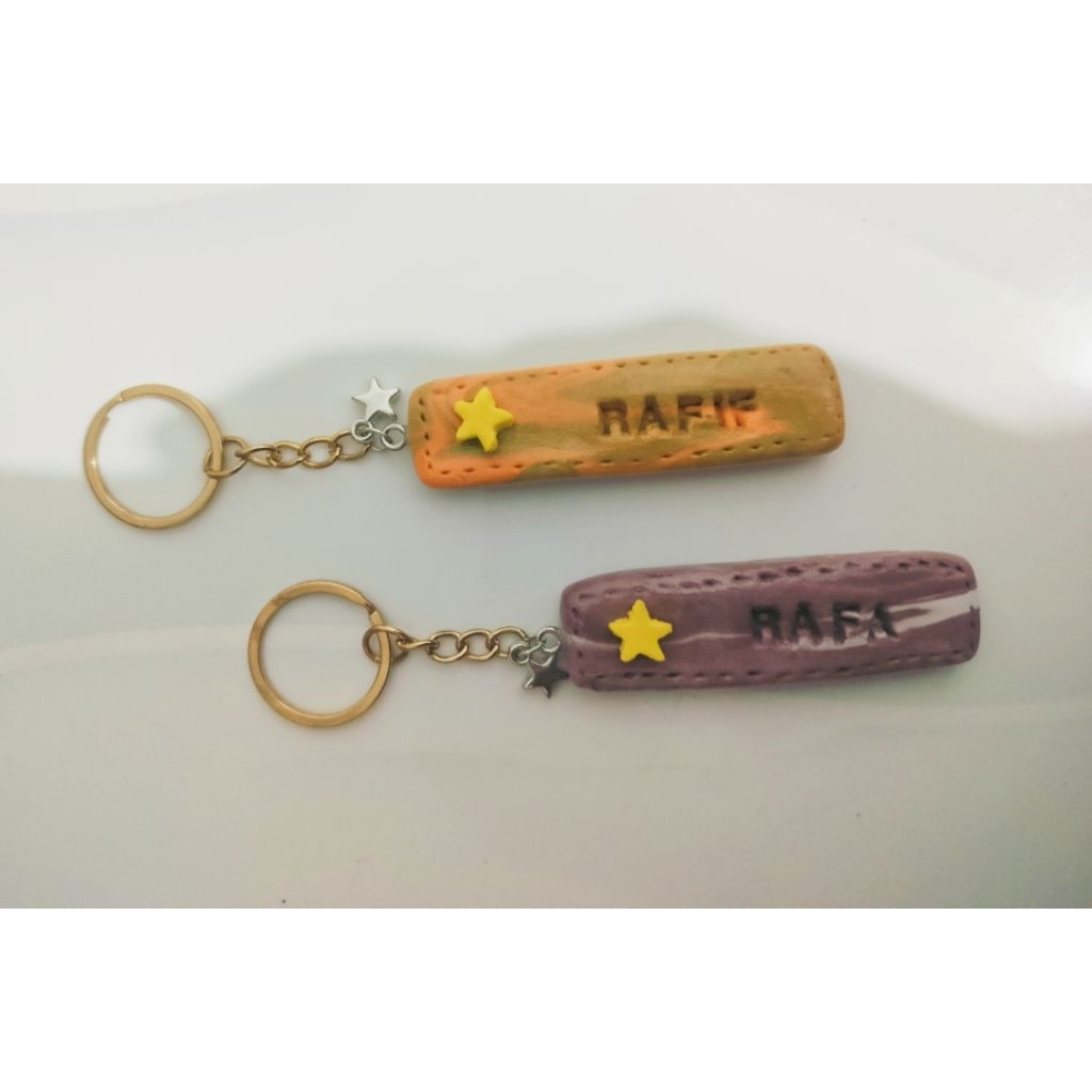 Ganci Clay Custom / Gantungan Kunci Clay Custom / Ganci Unik