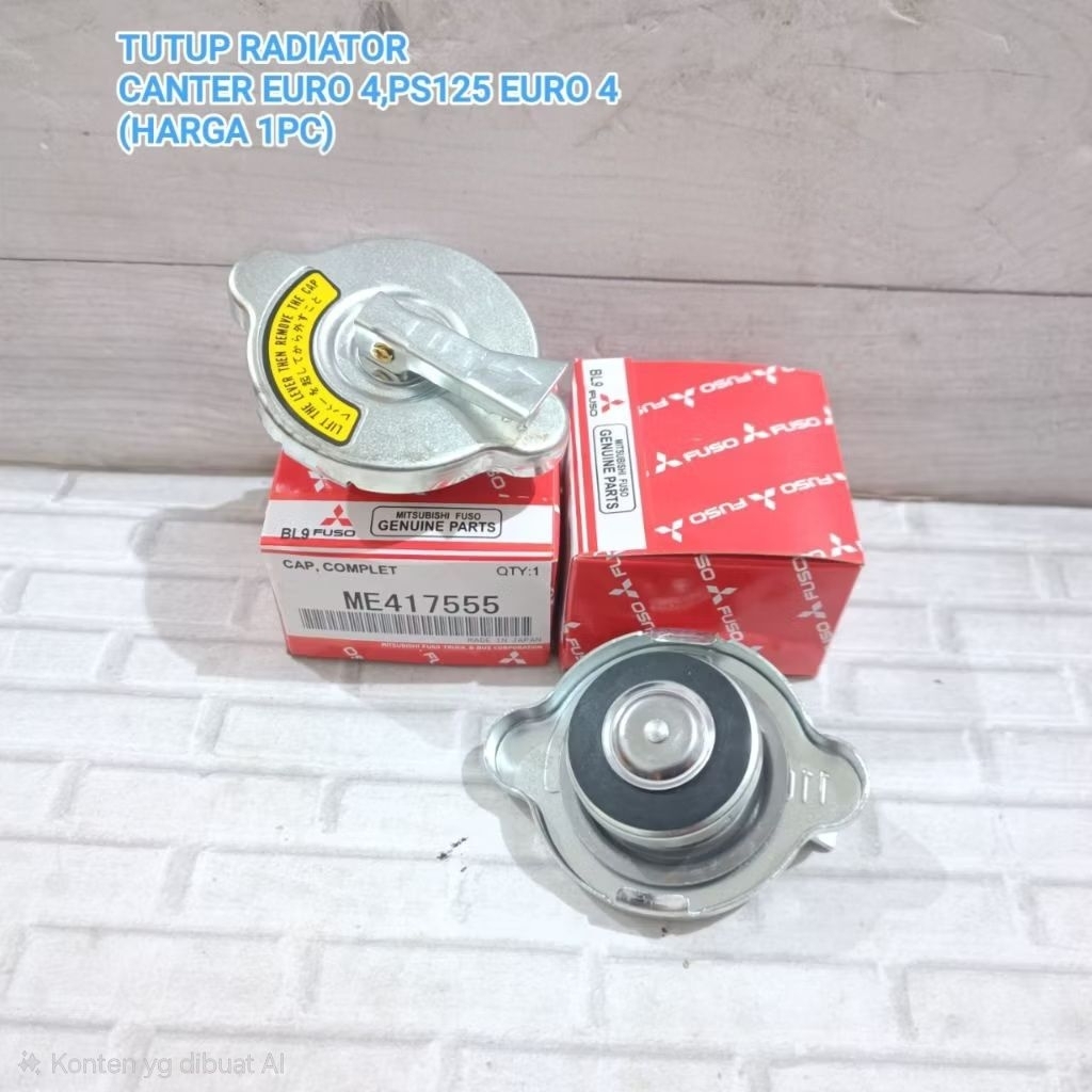TUTUP TANGKI RADIATOR CANTER EURO 4 PS125 EURO 4  CAP TUTUP AIR RADIATOR CANTER EURO 4 PS125 EURO 4 