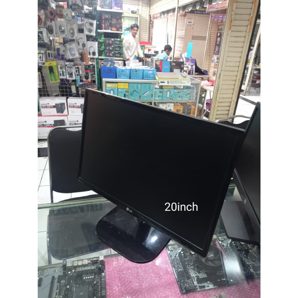 monitor lg 20 inch bekas garansi 1 minggu