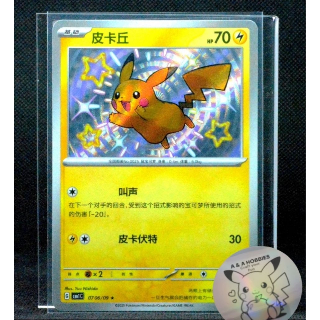 Pokemon TCG PIKACHU BABY SHINY 0706/09 china