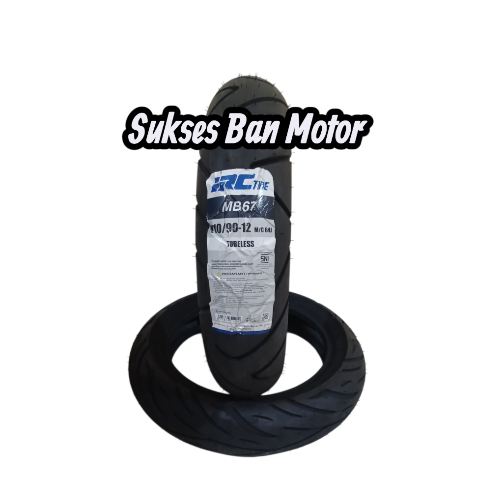 Ban IRC MB-67 110/90-12 Tubeless