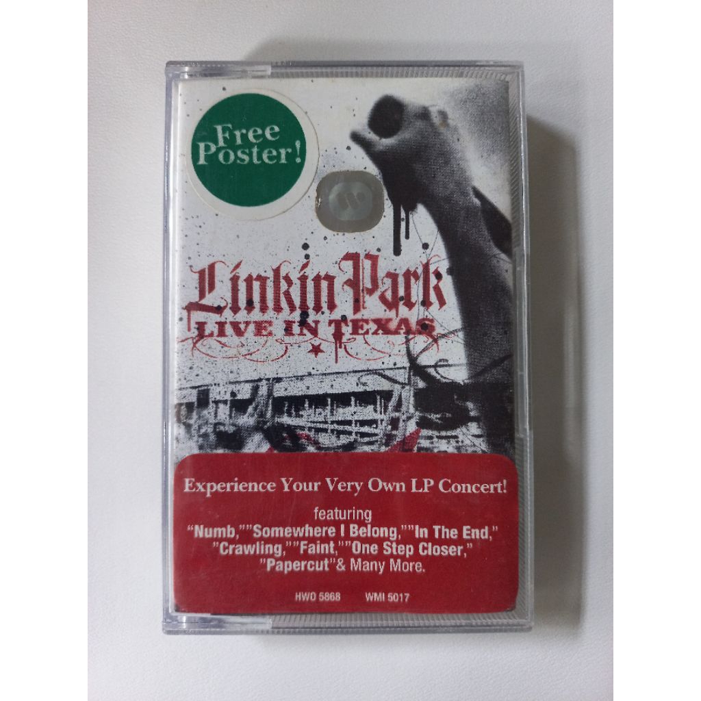Cassette Tape / Kaset Pita Linkin Park (Live in Texas)