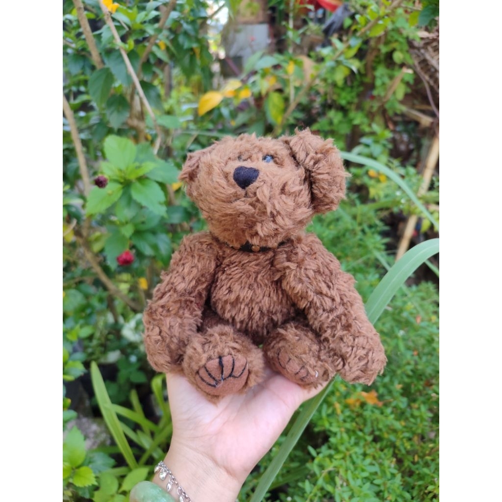 boneka vintage klasik teddy coklat boyds