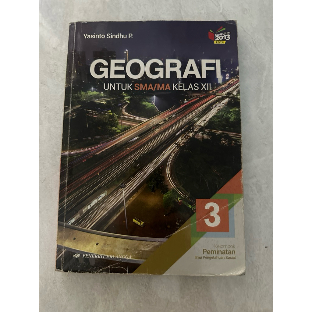 Buku Cetak Geografi SMA Kelas XII