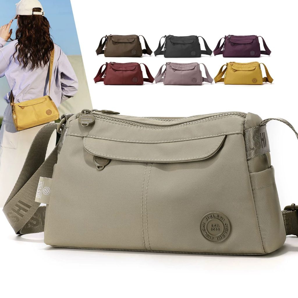 JIELSHI 9062# Tas selempang wanita -sling bag cewek bahan parasut Premium