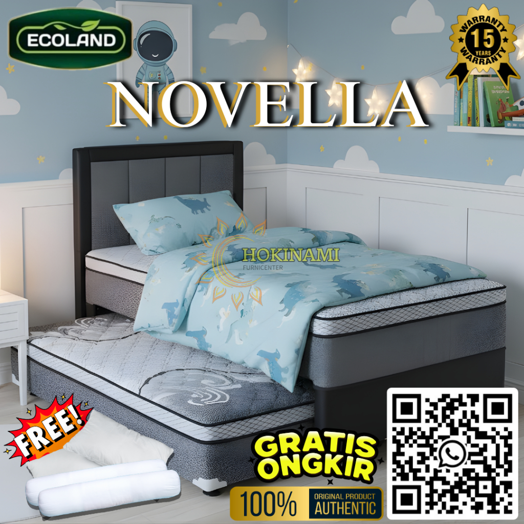 Ecoland Springbed 2 in 1 (sorong) Novella