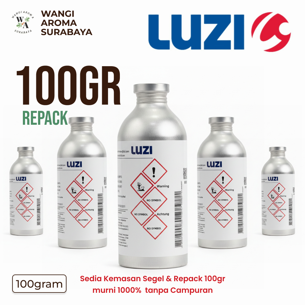 BIBIT PARFUM LUZI REPACK 100GR - BIBIT PARFUM ORIGINAL PURE TANPA CAMPURAN
