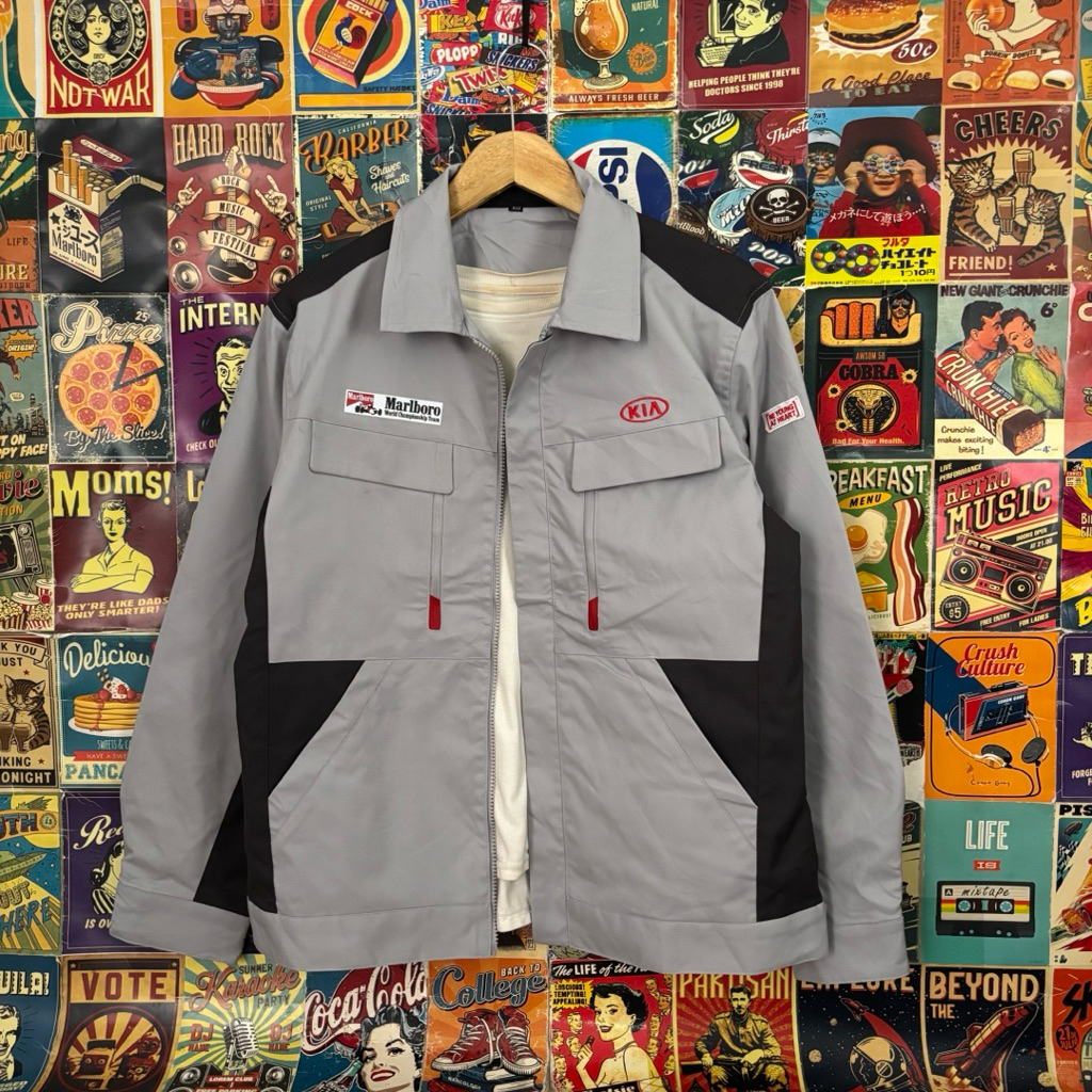 jaket marlboro size L