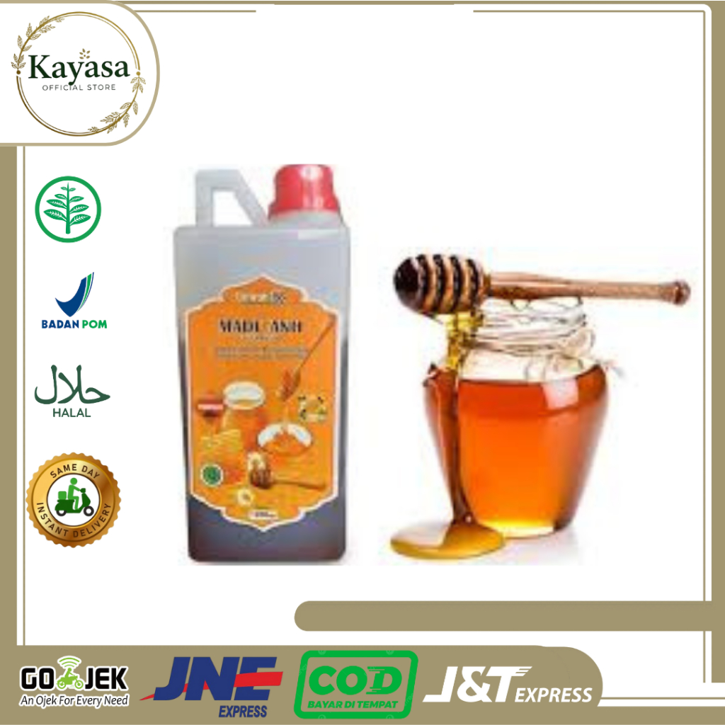 Madu Murni 1Kg | Madu Murni ANH | Madu Murni PureHoney Bantu Menjaga Kesehatan dan Metabolisme Tubuh