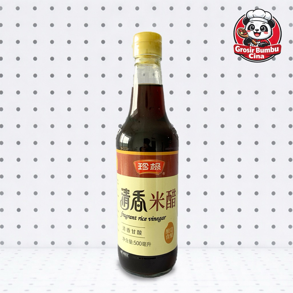 Zhenji Fragrant Rice Vinegar 500ml – Cuka Beras Aromatik Premium untuk Masakan Chinese Food