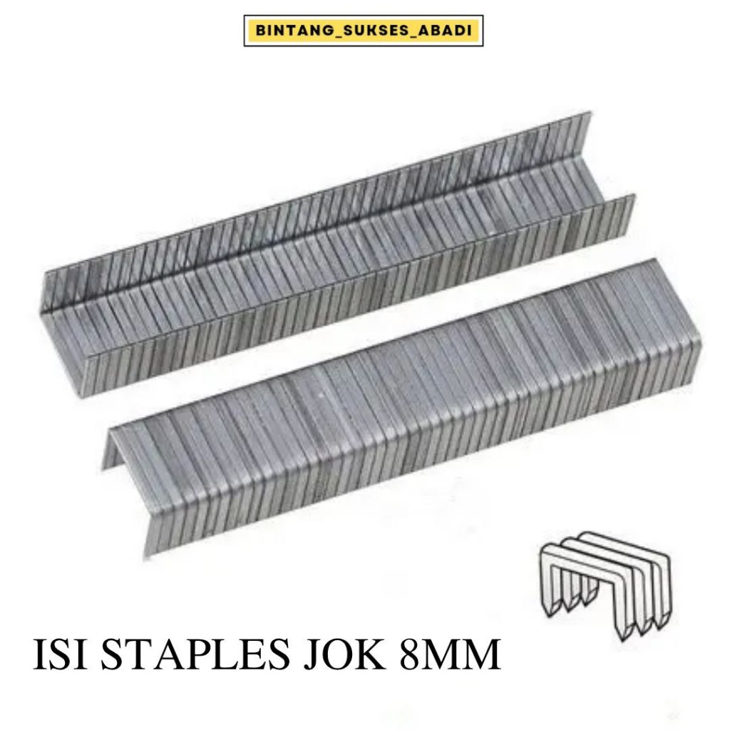 Refil Stapler Isi Staples Xander 8mm sangat Cocok Buat Jok Motor Sofa dan Lain-Lain