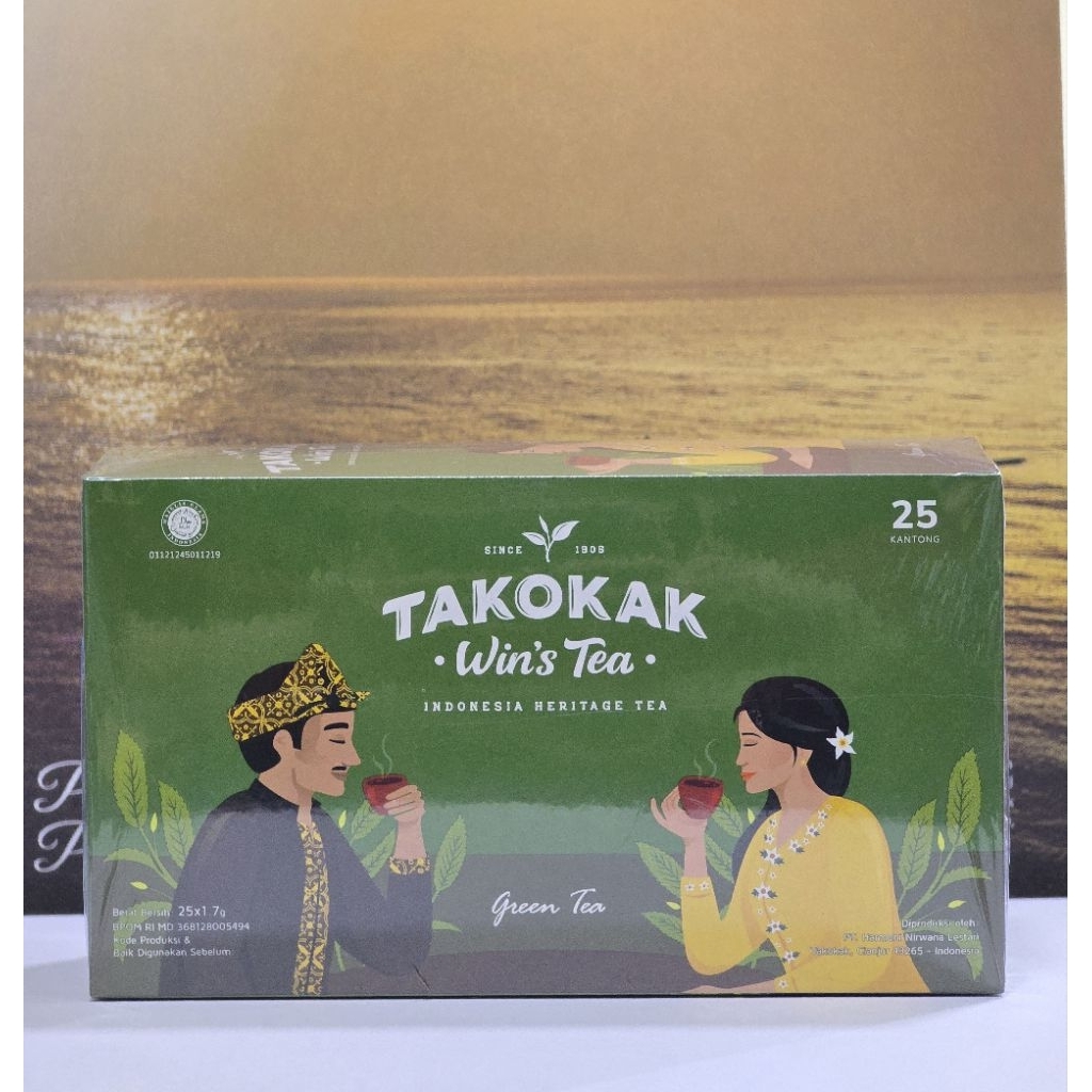 Takokak wins tea / green tea / bubuk teh / tea bag / teh celup teh hijau minuman sehat
