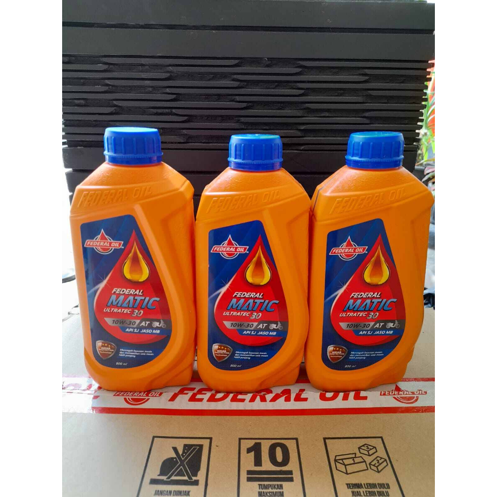 Oli Federal Matic Orange 800ml Oli Mesin Motor Matic Federal Orange 0,8L Oli Mesin Federal Matic