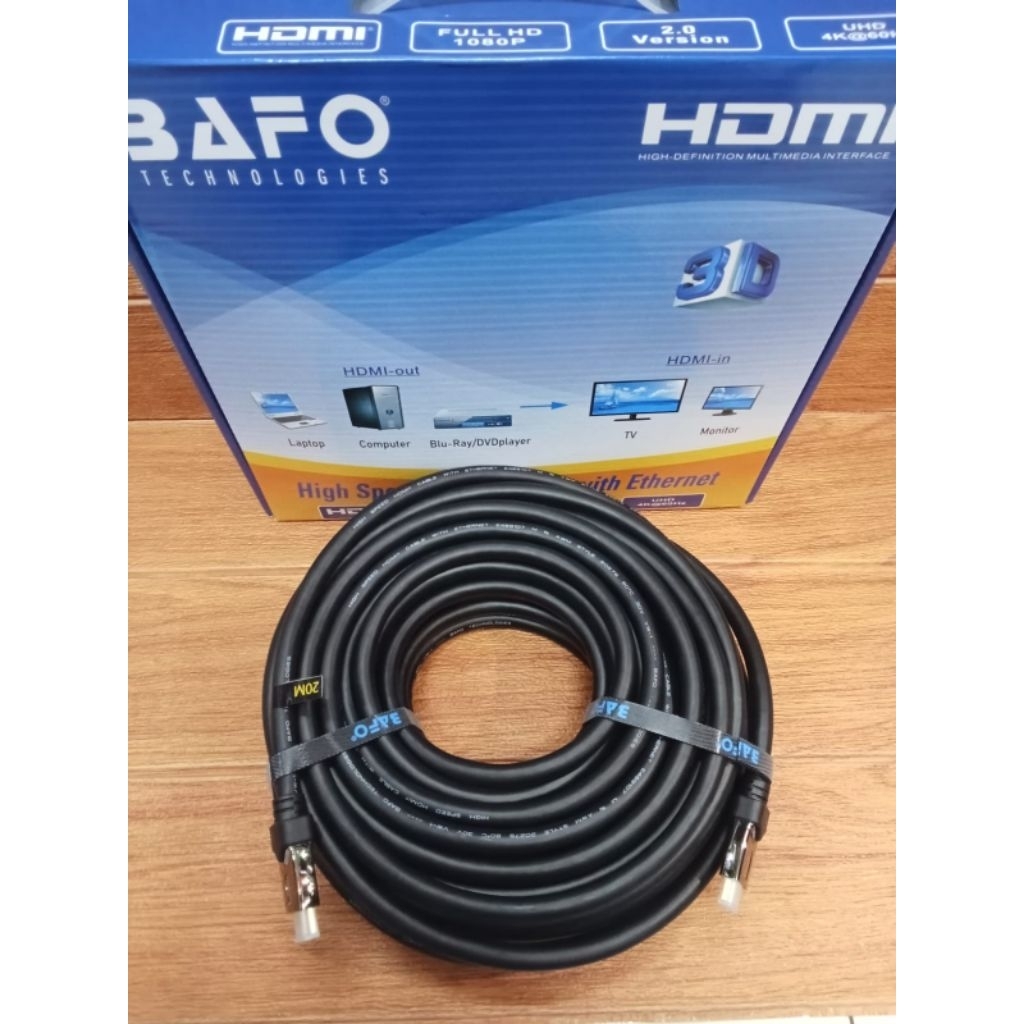 KABEL HDMI 20M BAFO HIGH QUALITY