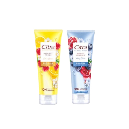 CITRA BODY SERUM BERRY BRIGHT SPARKLE | CITRUS RADIANT FRESH 180ML
