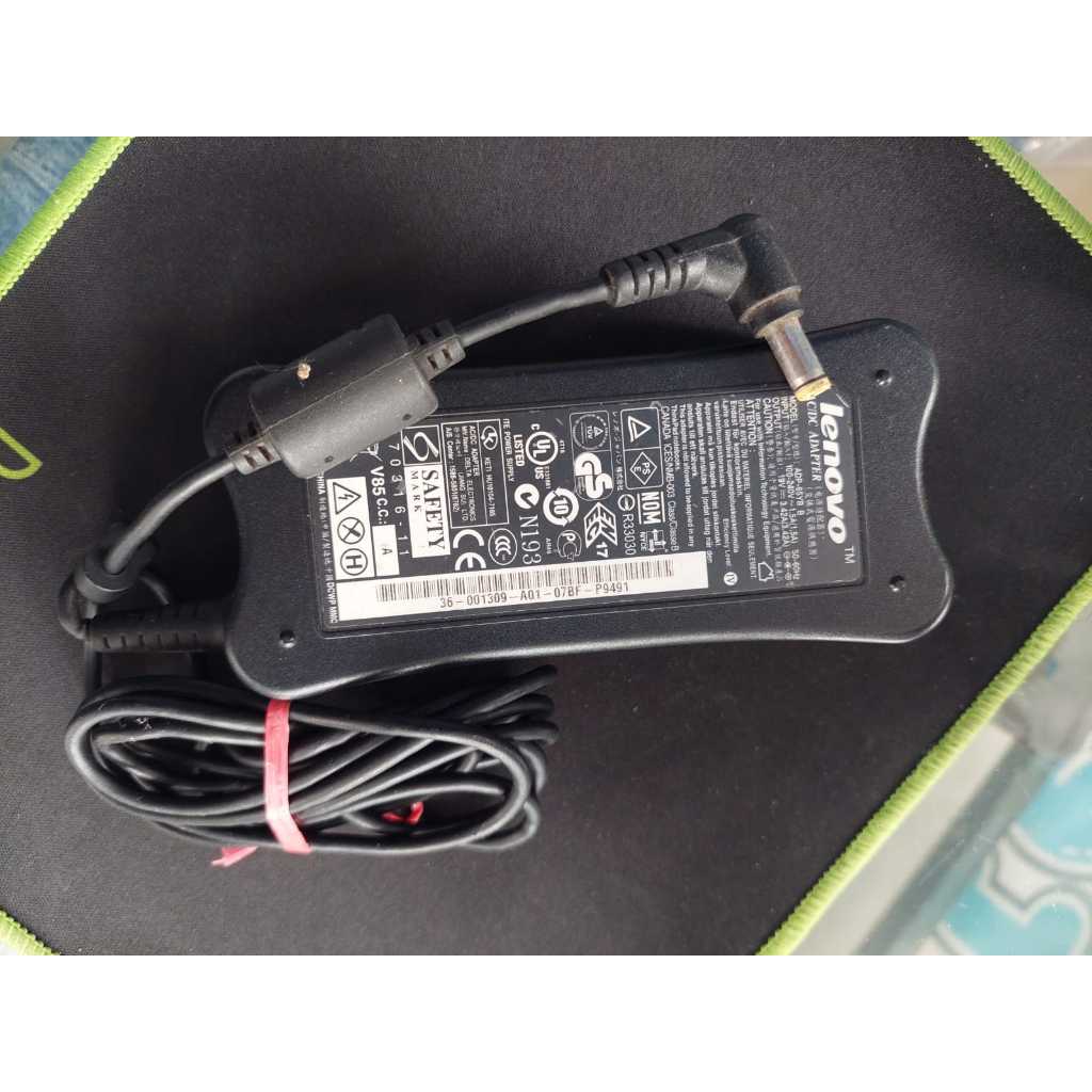 Charger Bekas Original Lenovo 19V 3.42A