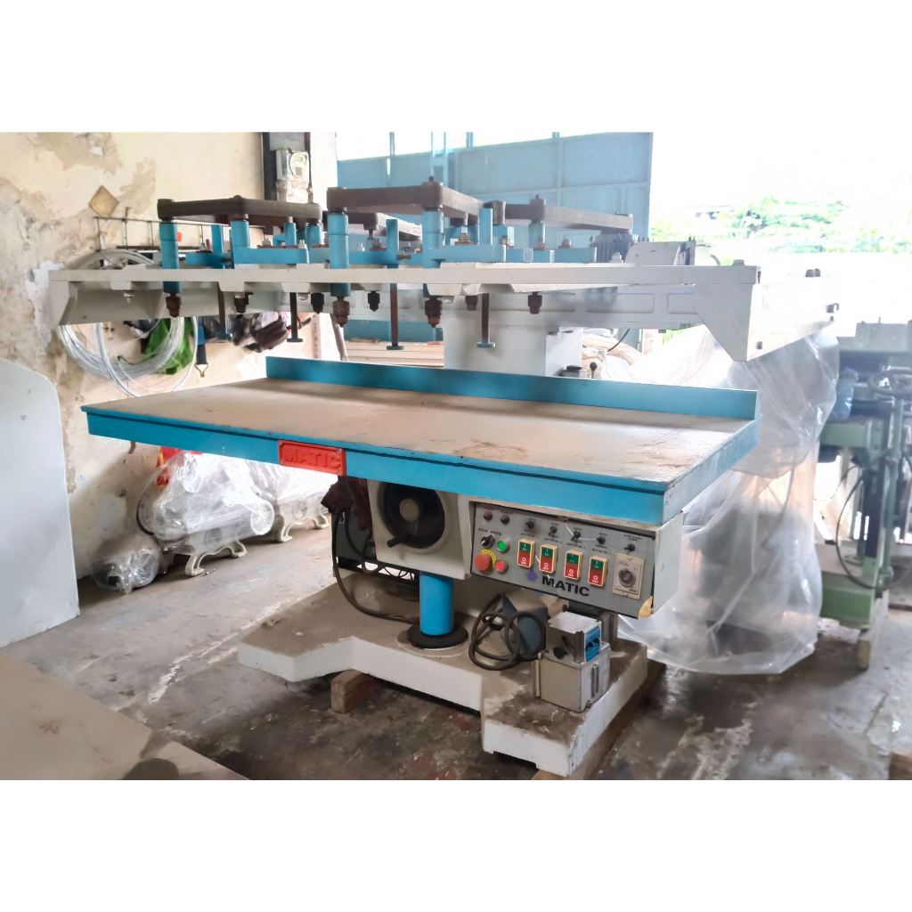 Mesin Vertical Spindle Multiple Boring Matic Mesin Bor Beringin Matic Second Rekondisi 90% Kondisi S