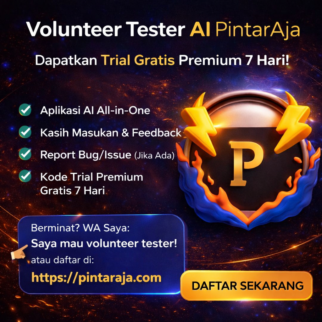 Pintar Aja AI – Premium Unlimited (ChatGPT, Gemini, & AI Lainnya)