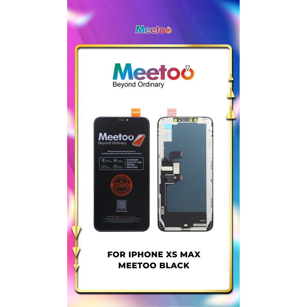 LCD IPHONE XS MAX OLED (MEETOO) BLACK+TS