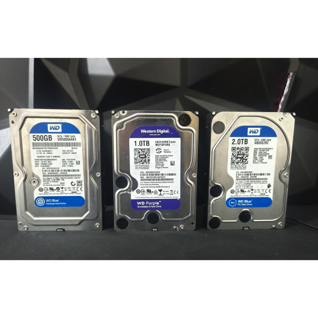 XIHANCAM Hard disk 2TB 3.5 Sata - HDD 1TB - Hardisk 500GB - Harddisk HD Pc Komputer Sata Second Mura