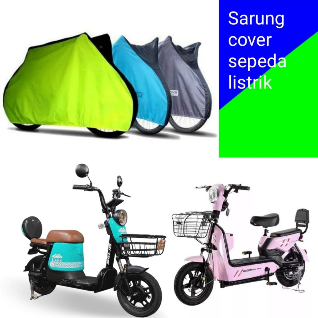 Sarung Cover Sepeda listrik motor listrik Roda dua waterproof