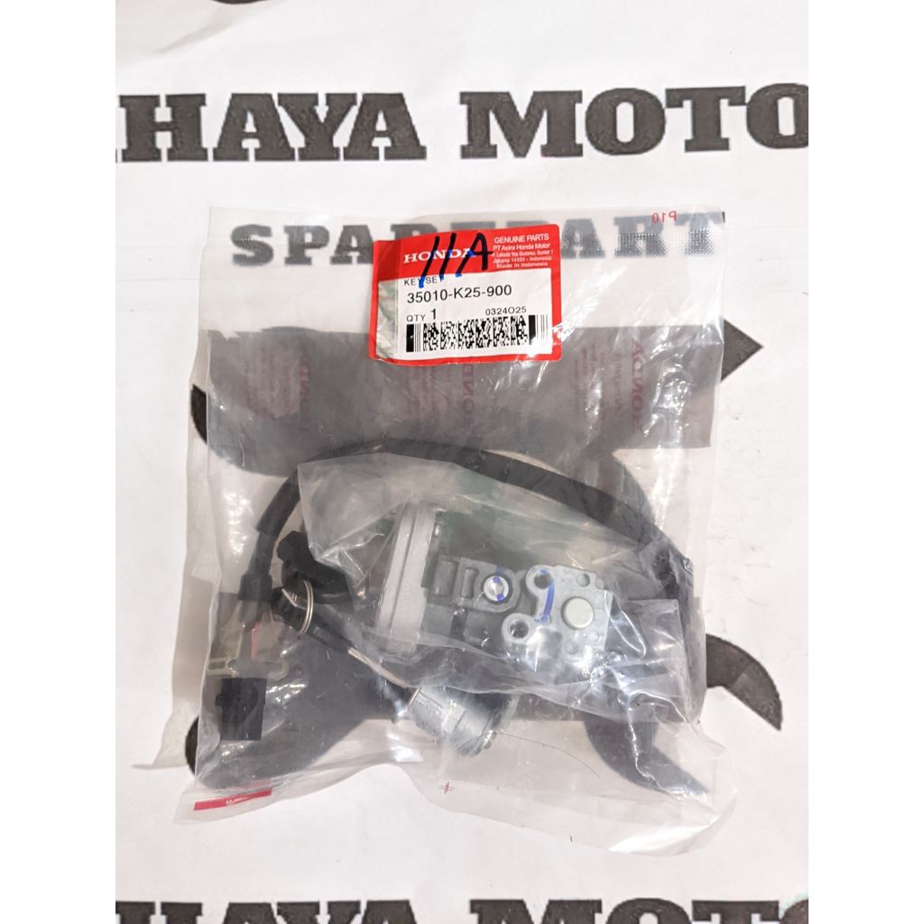 KUNCI KONTAK SET BEAT FI 2012-2014  ( 35010-K25-900 ) ORIGINAL HONDA