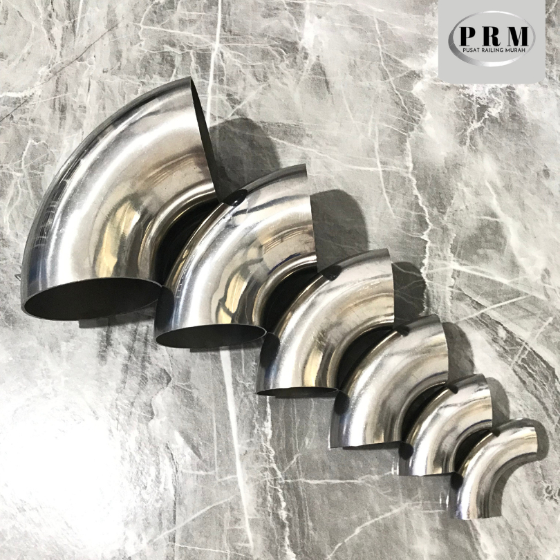 Elbow Stainless 3/4 inch - 2 inch Sambungan Pipa