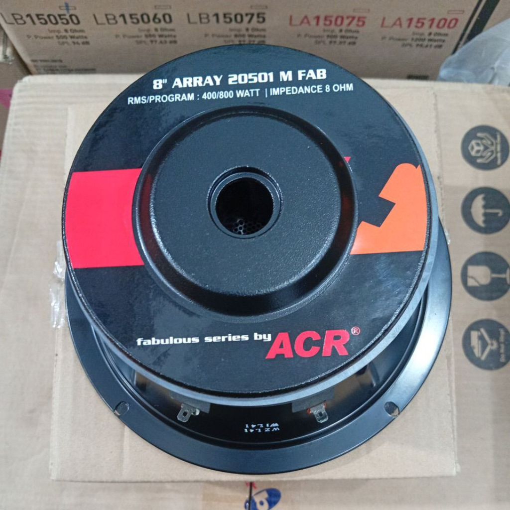 SPEAKER FABULOUS 8 INCH 20501 M Fab VACUM