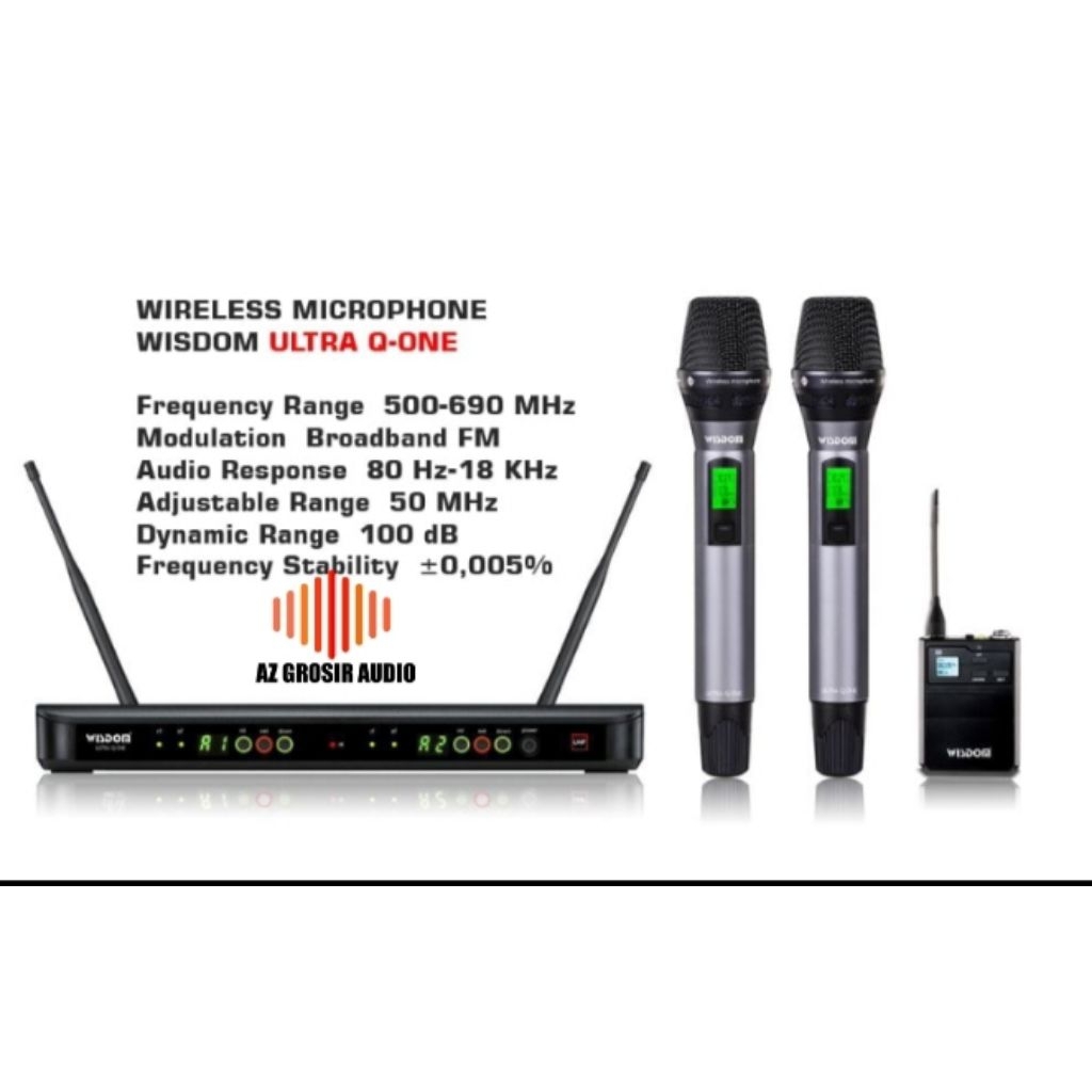 microphone wisdom qone hs mic wireless wisdom q one hs
