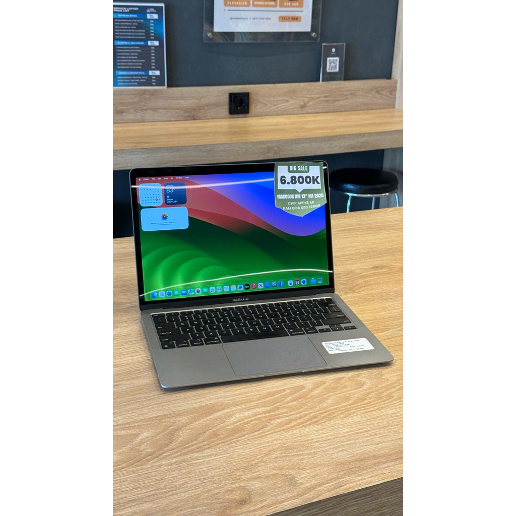 Macbook Air 13” 2020 M1 Chip 8/128GB 8/256GB Second