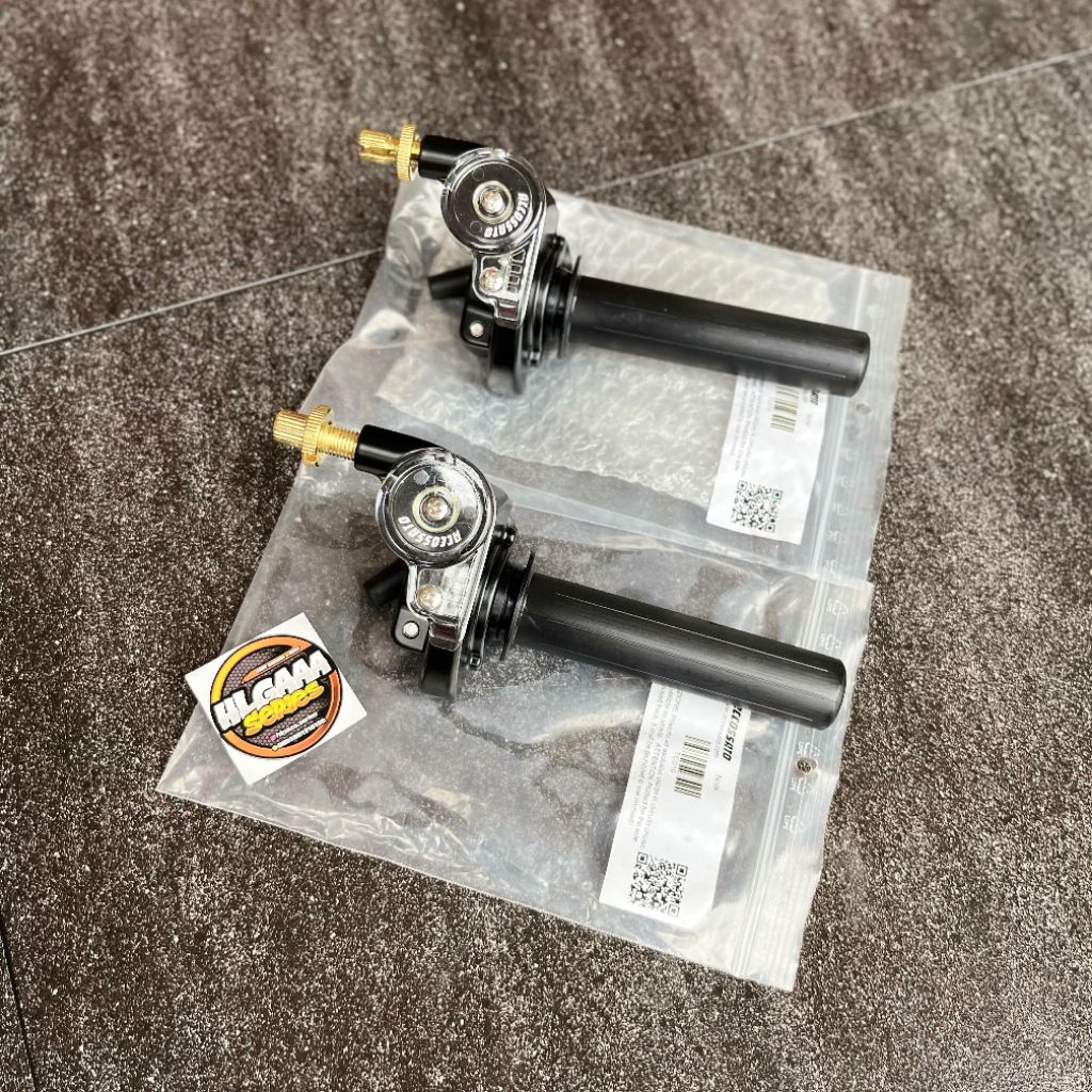 GAS SPONTAN ACCOSATO ORIGINAL ITALY SET HANDGRIP RCB GAS KONTAN ACCOSATO ITALY HANDGRIP RCB UNIVERSA