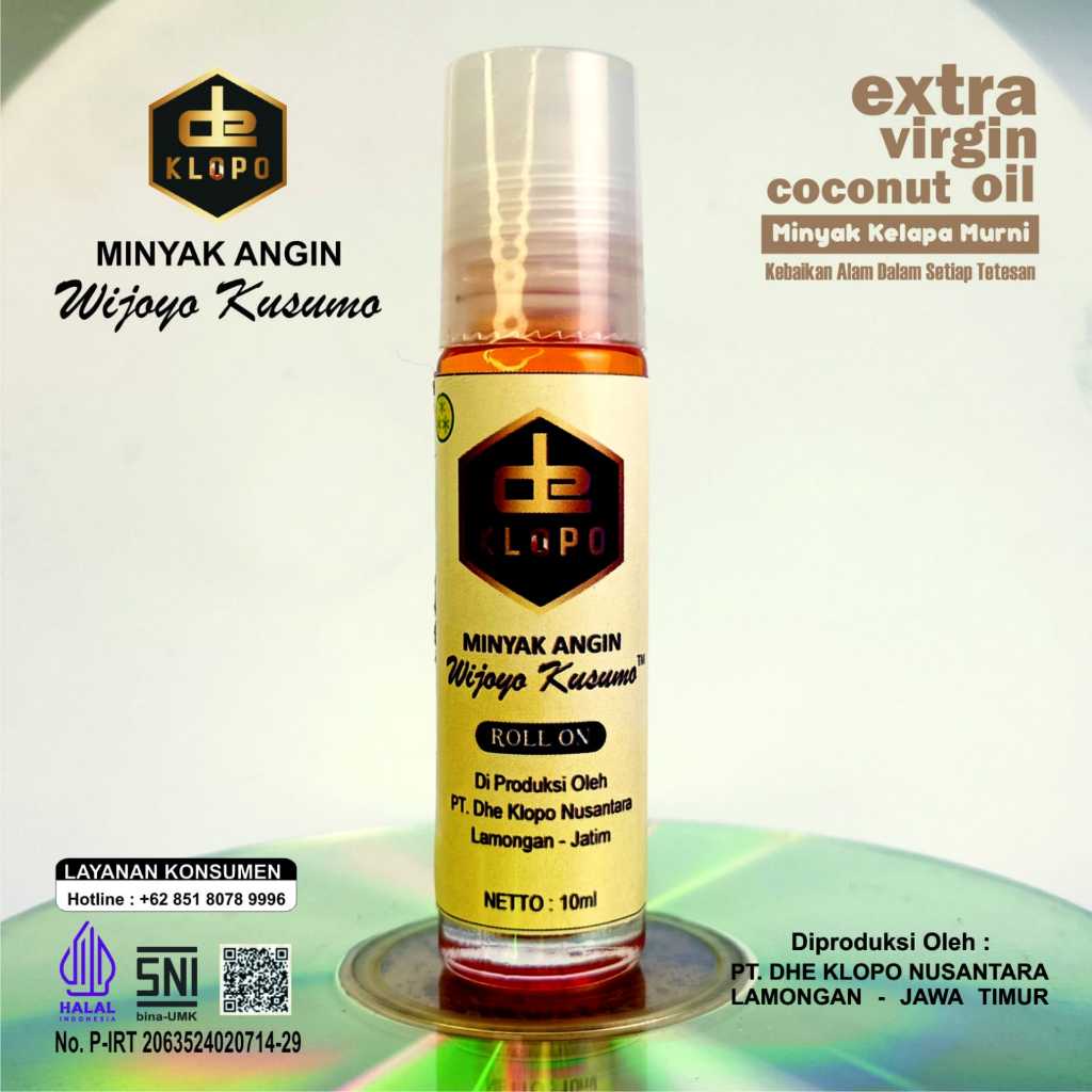 Minyak Angin Aromatherapy Wijoyo Kusumo - Kehangatan Alami by Dhe Klopo Nusantara