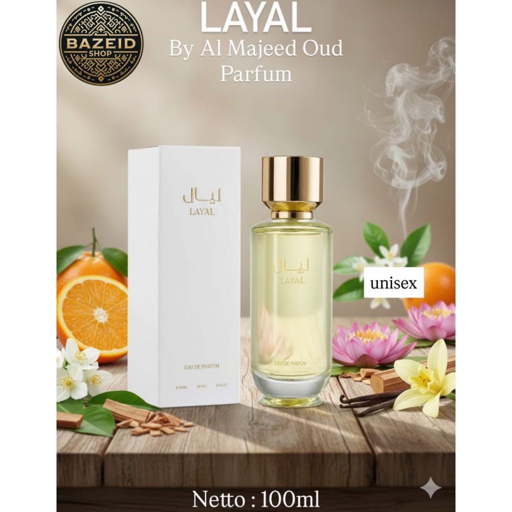 Al Majed Oud - LADY LAYAL 100ml |  Parfum Saudi 100% Oriented