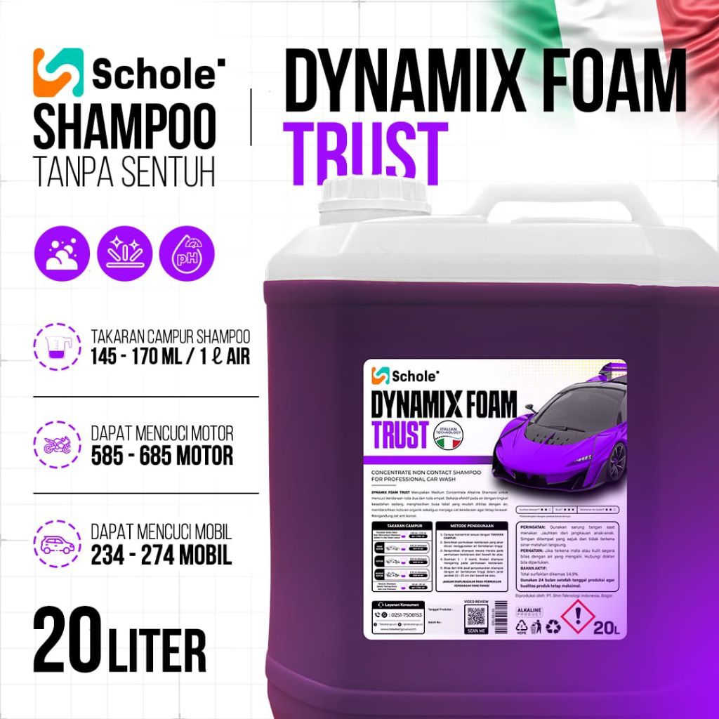Dynamix Foam Trust 20 Liter - Touchless Shampoo