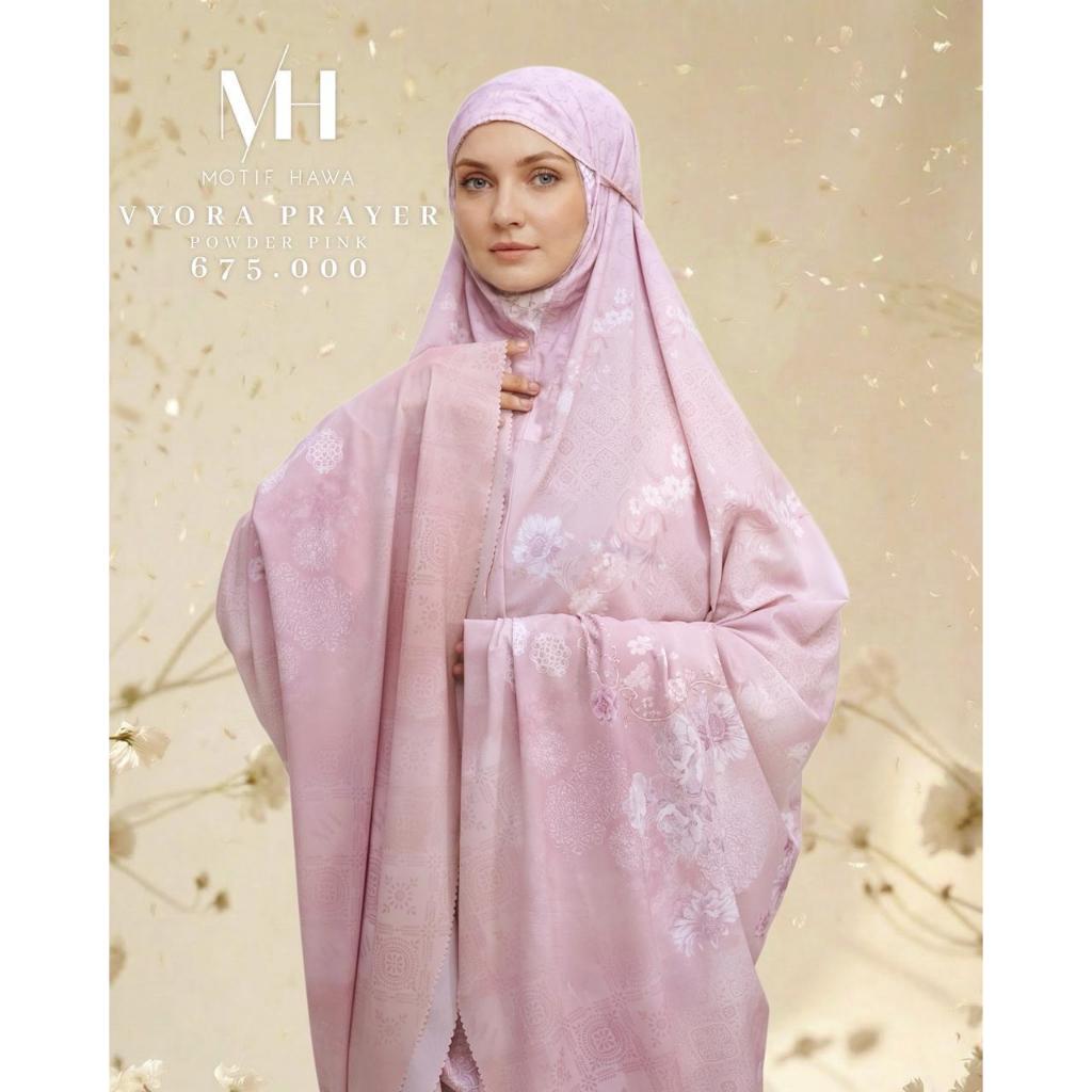 MOTIF HAWA MUKENA VYORA PRAYER MOTIF HAWA FLORAL LEMBUT